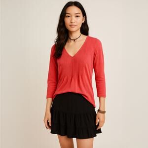 J Crew Top Sz Small Coral